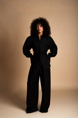 Atelier Linen Set Black