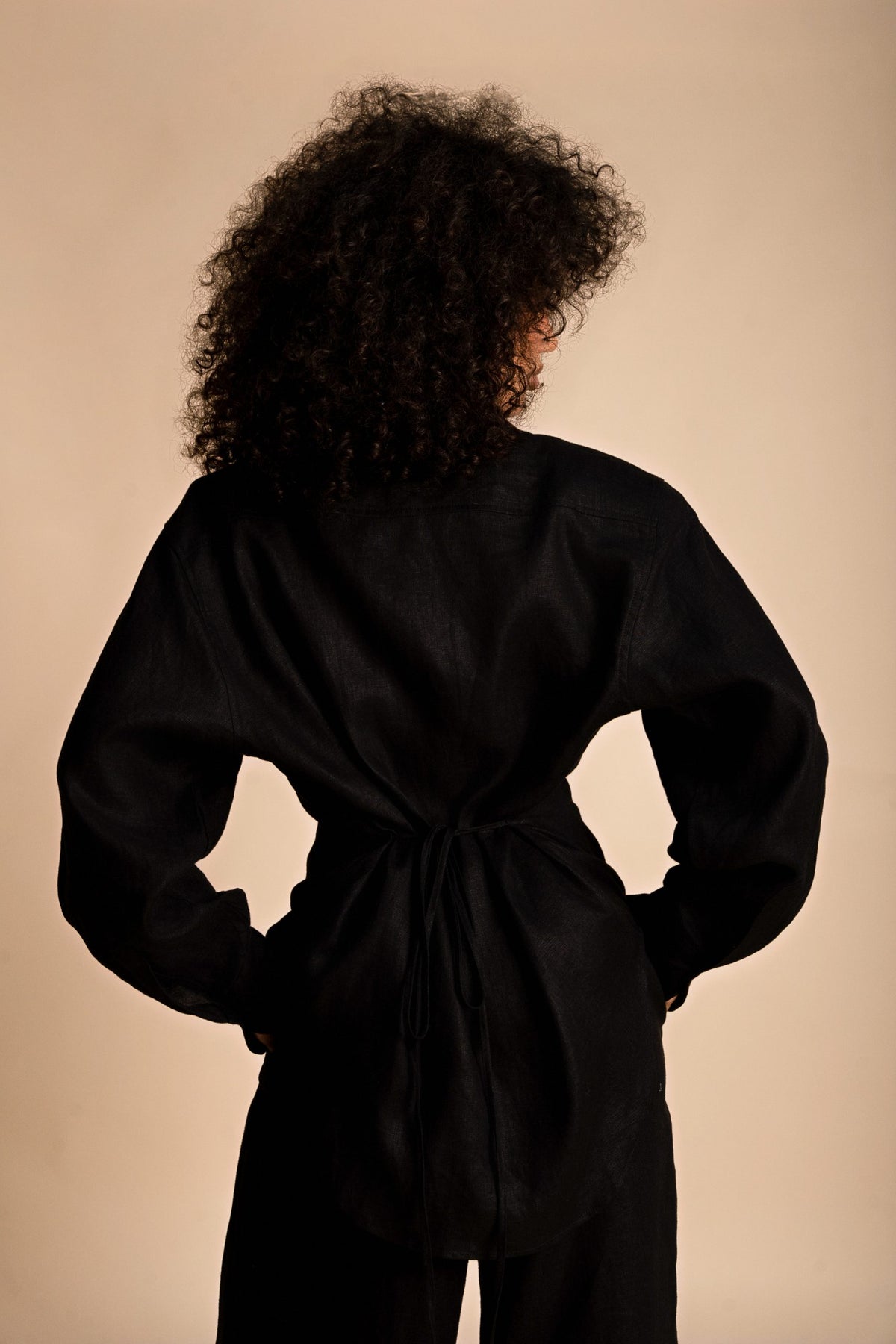 Atelier Linen Set Black